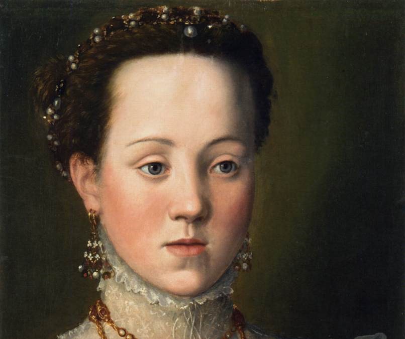 La archiduquesa Ana, hija del emperador Maximiliano II, por Guiseppe Arcimboldo